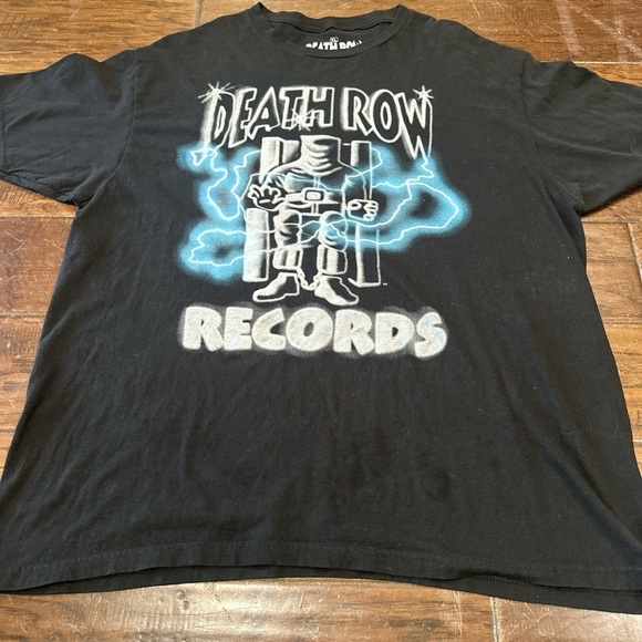 Death Row Records Black Short Sleeve Tee - Picture 1 of 5